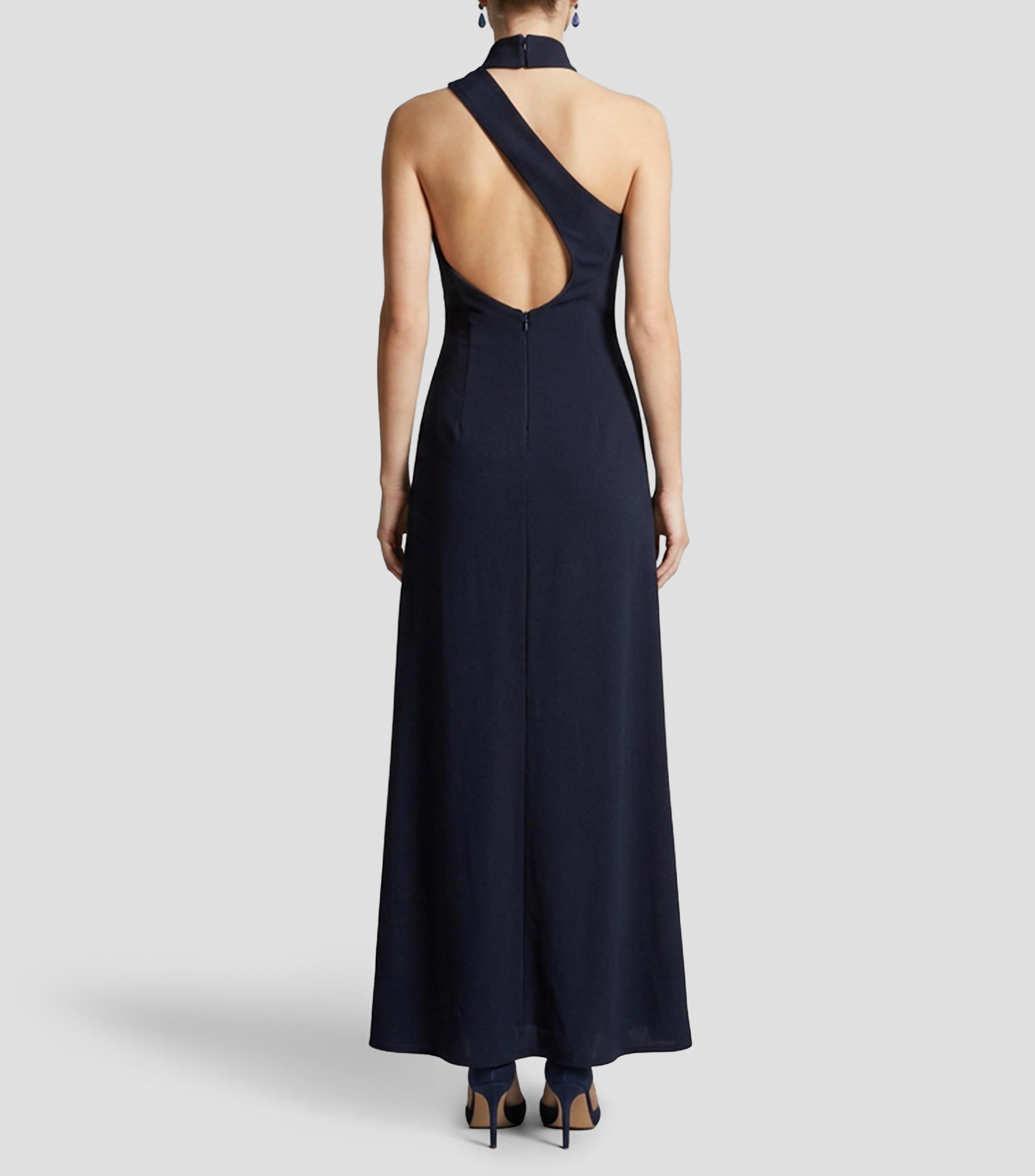 Vestido para fiesta largo liso Mujer
